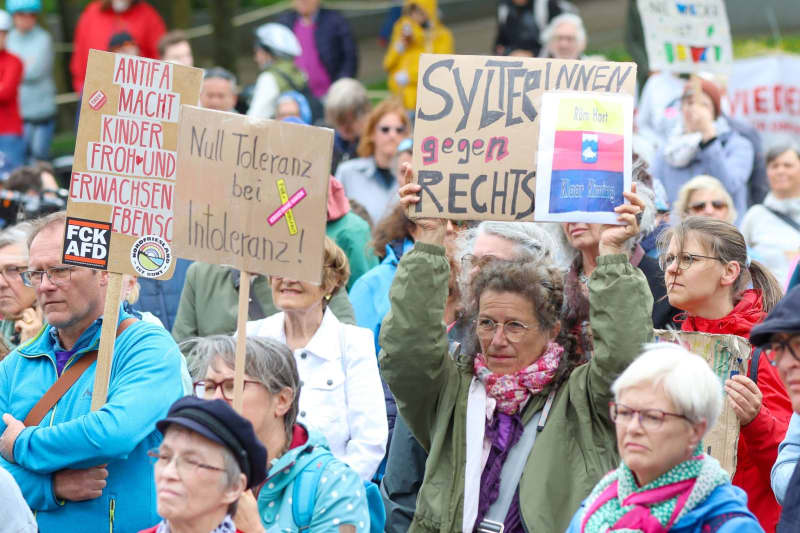 Rally in Germany’s Sylt against far right after video shocks nation