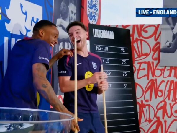 The perfect pair? Rice and Toney take on pool challenge after hilarious prank!