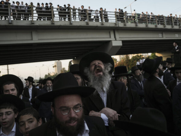 Ultra-Orthodox Jews block highway to protest Israel’s new mandatory military service ruling