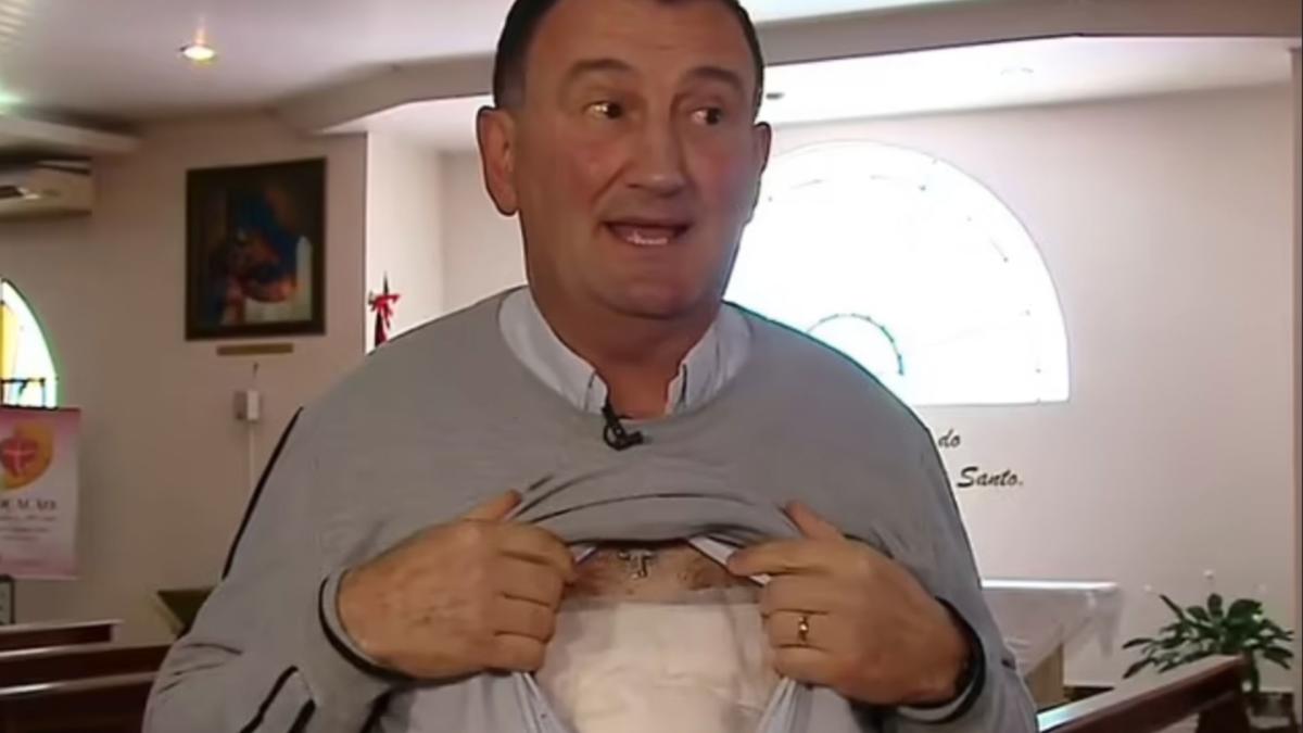 Brazilian Priest’s Crucifix Stops Bullet in Near-Fatal Carjacking