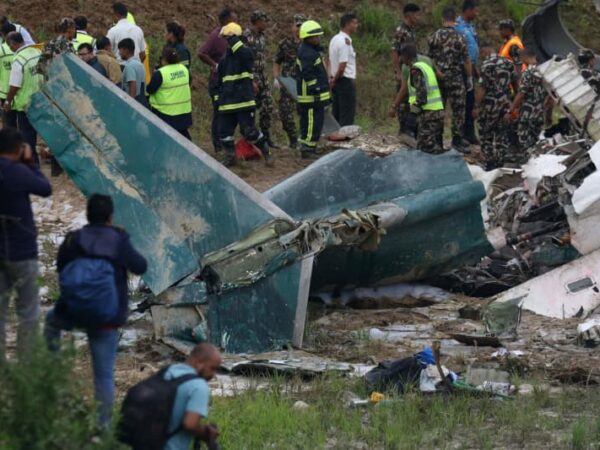 Plane crashes on take-off in Nepal with fatalities