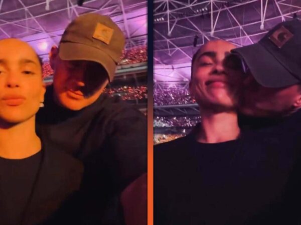 Channing Tatum Kisses Zoë Kravitz at Taylor Swift's Eras Tour