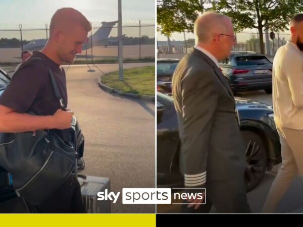 Exclusive shots as De Ligt, Mazraoui seen on way to UK for Man Utd medical