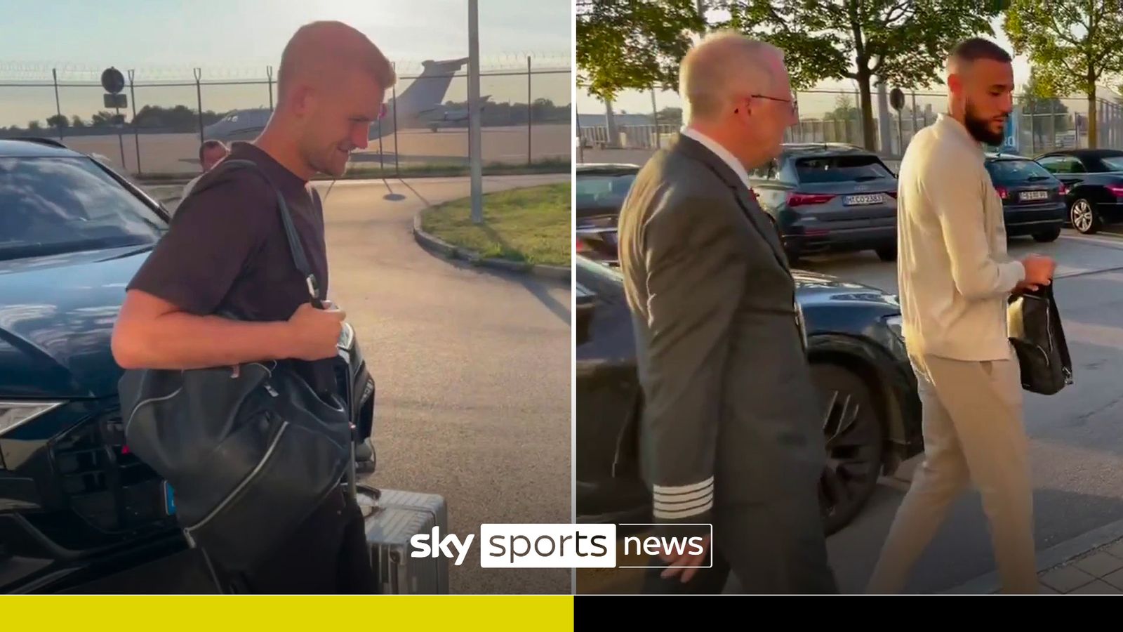 Exclusive shots as De Ligt, Mazraoui seen on way to UK for Man Utd medical Exclusive shots as De Ligt, Mazraoui seen on way to UK for Man Utd medical