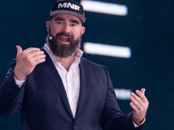 Jason Kelce Wears a Beret — and Underwear — in ESPN Debut