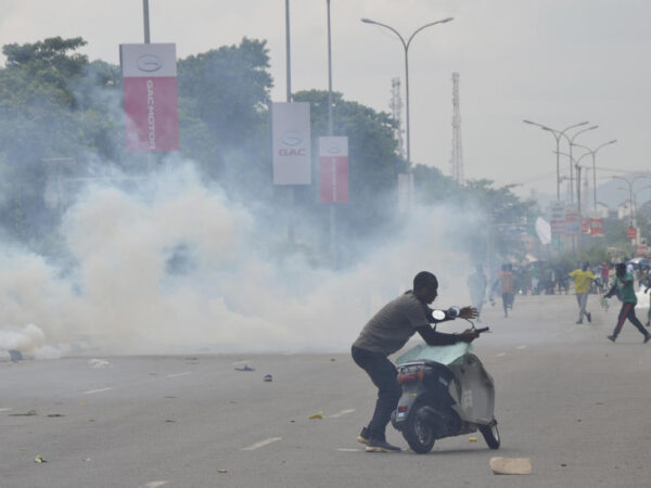 Nigerian leader calls for end to hardship protests, blaming ‘political agenda’ for violence