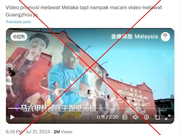 Post misrepresent Chinese broadcaster’s video as ‘official Malaysia tourism promo’ Post misrepresent Chinese broadcaster’s video as ‘official Malaysia tourism promo’