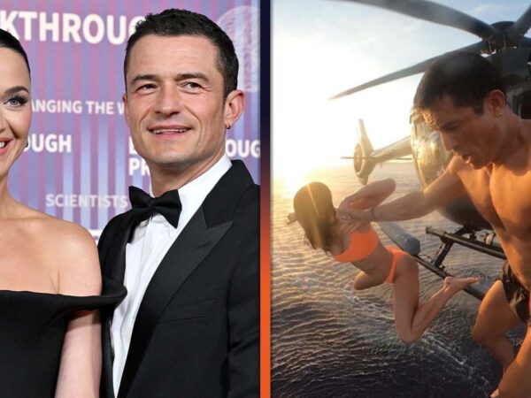 Watch Katy Perry and Orlando Bloom Jump Out of a Helicopter!
