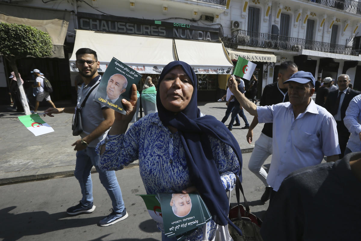 Algeria’s aging president is expected to breeze to a second term in Saturday’s election Algeria’s aging president is expected to breeze to a second term in Saturday’s election