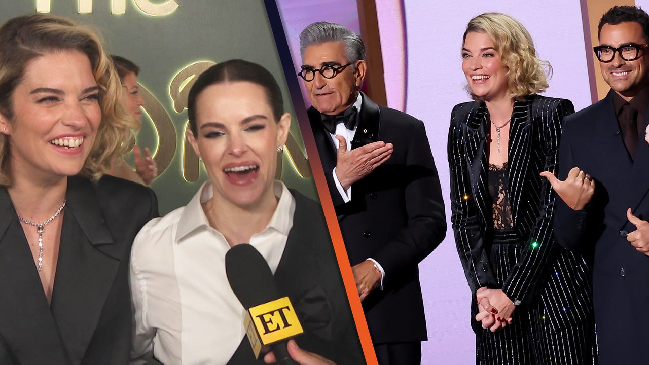 Annie Murphy and Emily Hampshire Dish on 'Schitt's Creek' Emmys Reunion (Exclusive) Annie Murphy and Emily Hampshire Dish on 'Schitt's Creek' Emmys Reunion (Exclusive)