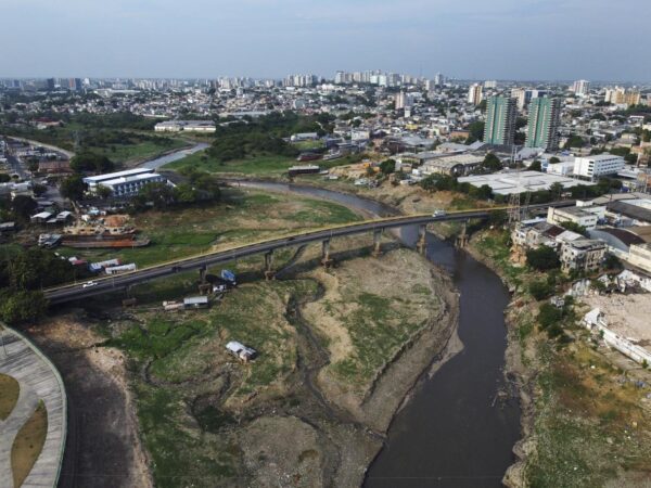 Dramatic images show drought’s toll on Amazon and its rivers