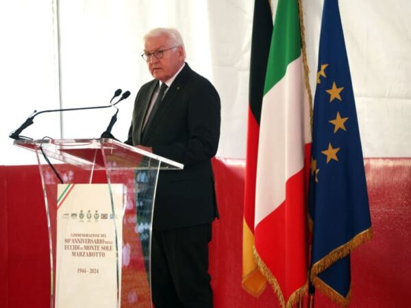 Extremism is on the rise, German president warns at WWII memorial