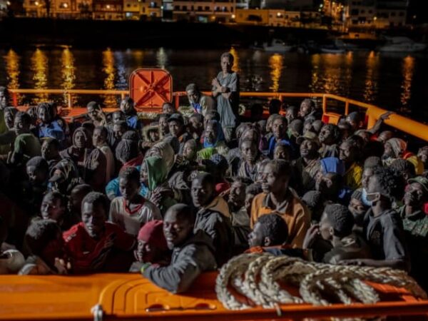 Nearly 500 migrants rescued off the Canary Islands