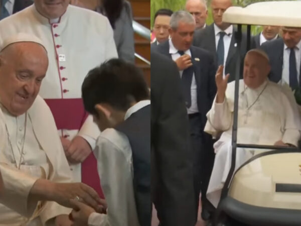 Pope Francis lands in Singapore for final stop of Asia-Pacific tour