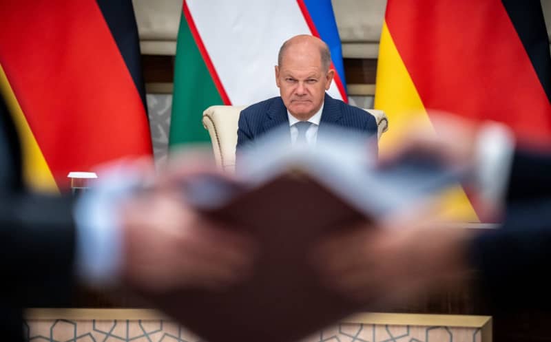 Scholz seals migration deal with Uzbekistan on Central Asia visit Scholz seals migration deal with Uzbekistan on Central Asia visit
