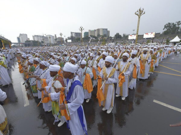 Thousands gather in Ethiopia’s capital to celebrate a religious festival. Many are thinking of peace