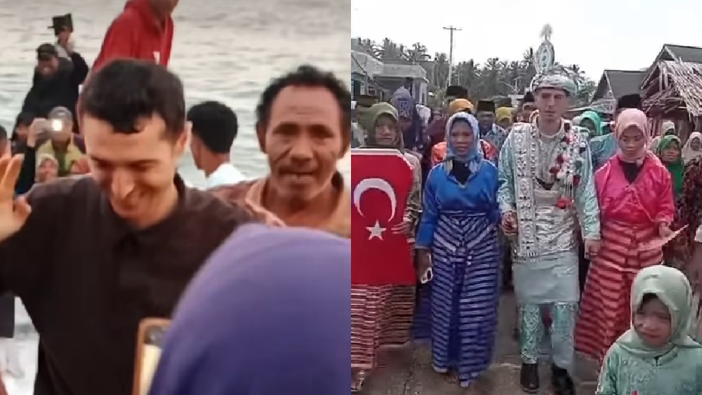 Turkish man flies to Indonesia to meet and marry long-distance girlfriend of 2 years Turkish man flies to Indonesia to meet and marry long-distance girlfriend of 2 years