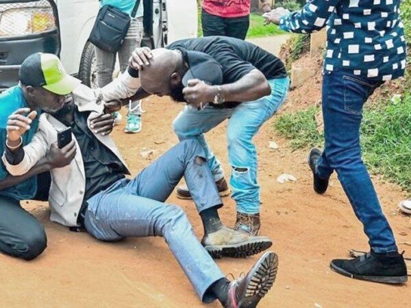 Uganda’s Bobi Wine injured by policeman