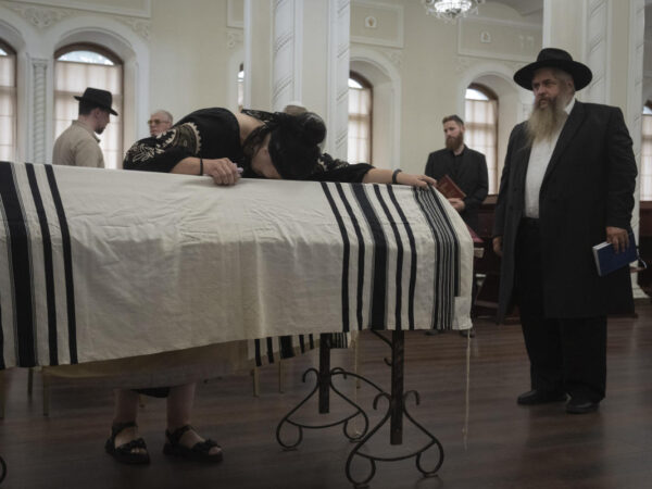 Ukraine’s chief rabbi mourns his adopted son who was killed in battle