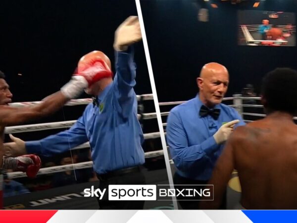 'Don't think about it!' | Incredible moment fighter RAGES at ref after stoppage!