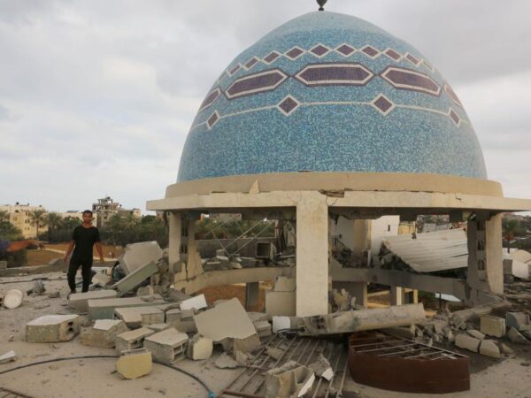 Israeli strikes on Gaza mosque and school kill 26, health ministry says