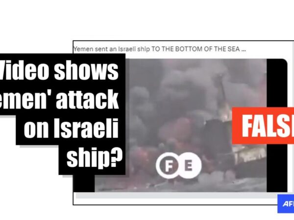 Old clip shows Nigerian maritime disaster, not Huthi attack on Israeli ship