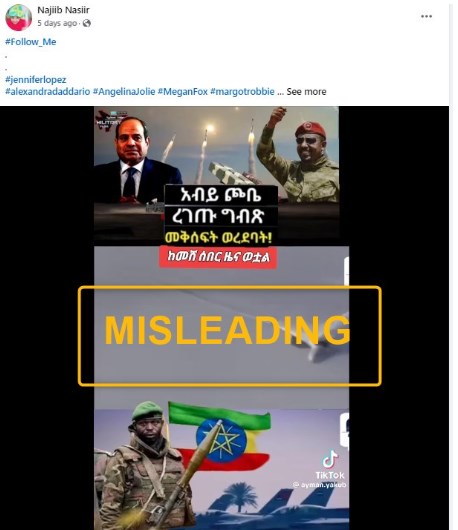 Posts circulating in Ethiopia make misleading claims about tensions in the Horn of Africa