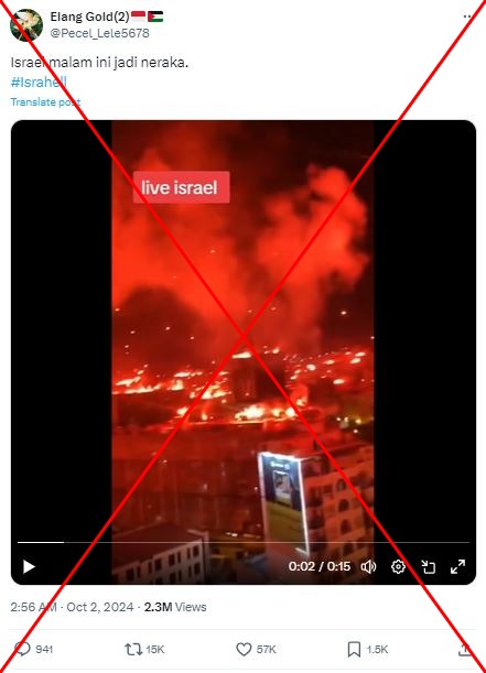 Video shows fireworks display in Algeria, not Iran’s attack on Israel