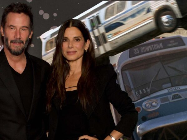 Watch Keanu Reeves and Sandra Bullock's Reunion for 'Speed's 30-Year Anniversary