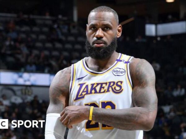 LeBron James makes history as LA Lakers down San Antonio Spurs in NBA Cup