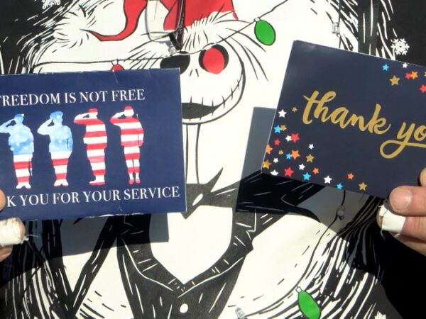 Local veteran thankful after children, businesses express gratitude on Veterans Day
