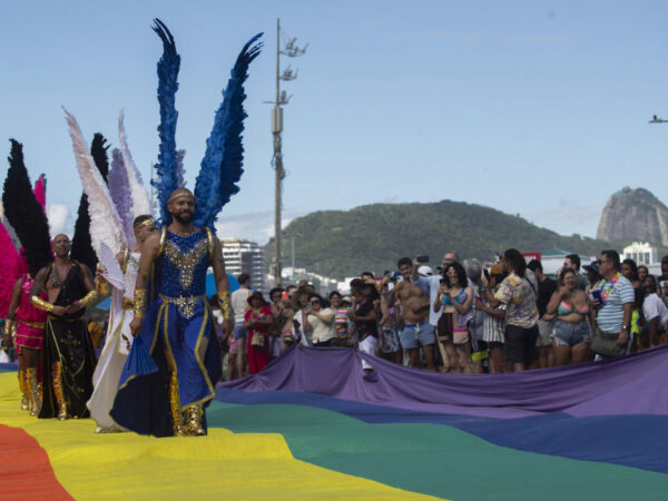 Rainbow-laden revelers hit Copacabana beach for Rio de Janeiro’s pride parade