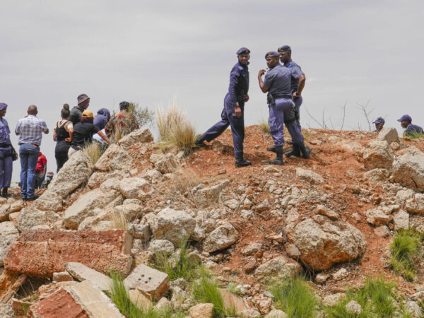 What to know about a standoff between police and illegal miners at a South Africa mine