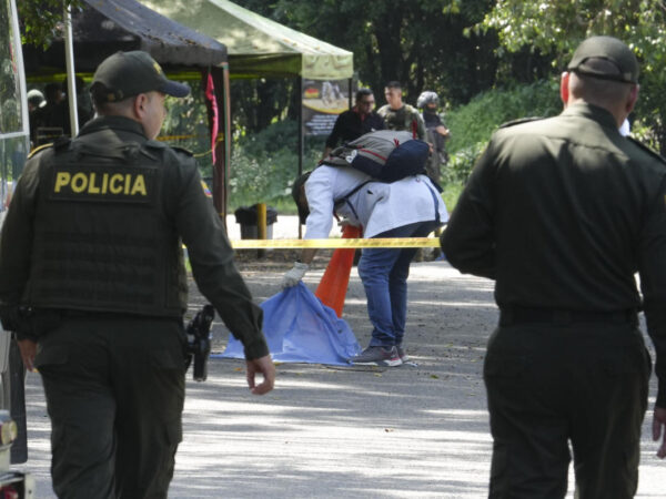 A motorcycle loaded with explosives detonated in Colombia and killed 1, injured 14