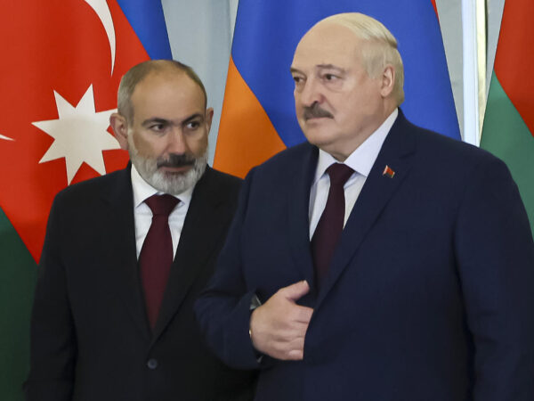 An altercation erupts at a high-level meeting of a Russia-dominated economic union