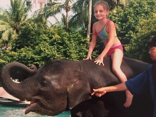 An elephant took me to safety