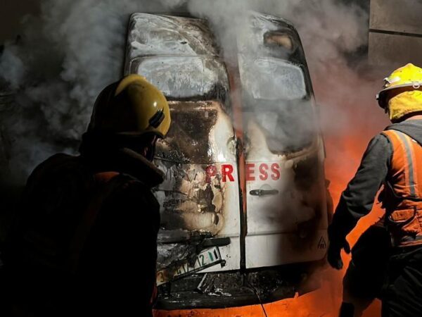 Five Gaza journalists killed in Israeli strike