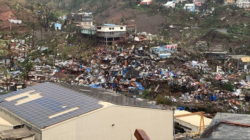 Hundreds feared dead as Cyclone Chido hits French island of Mayotte