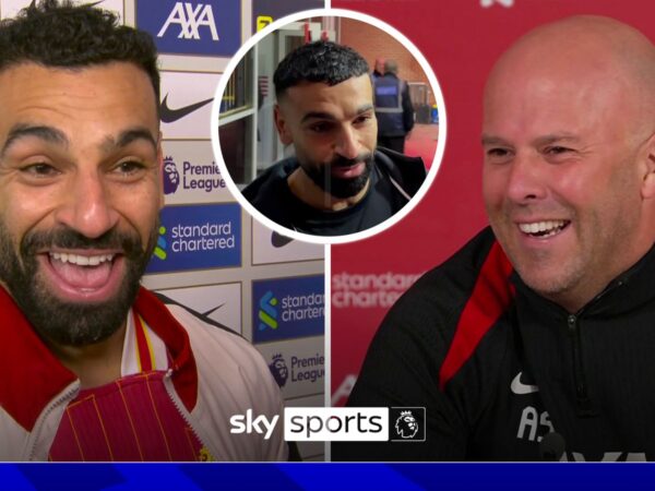 'It was a JOKE' | Slot sends room into laughter with Salah-Man City comment