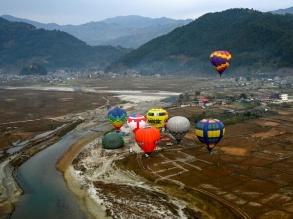 Nepal hosts hot air balloon festival