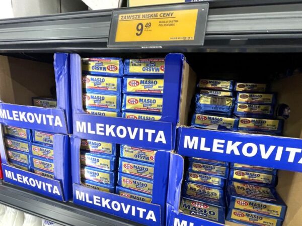 Poland is selling its strategic butter reserves to curb soaring prices