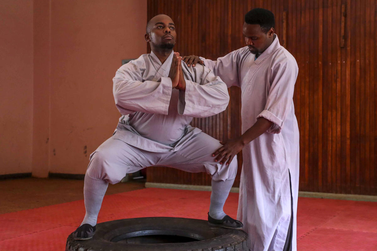 Some young Kenyans turn to kung fu for self-improvement in difficult times