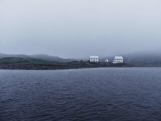 The Owners of These Refreshed Saltbox Homes in Newfoundland Have to Hike or Boat In