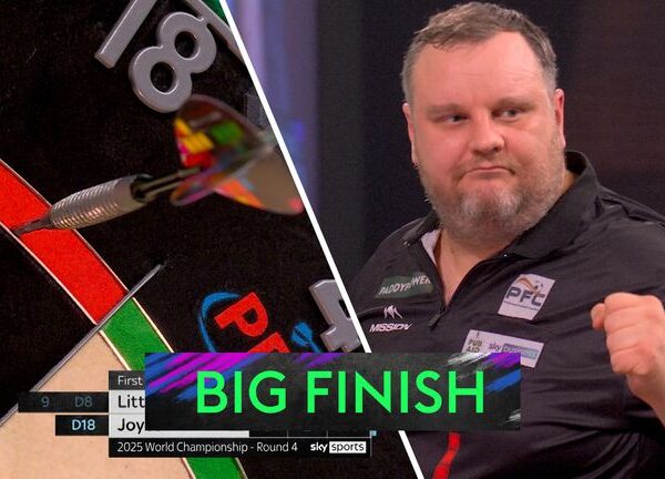 World Darts Championship: Luke Littler beats Ryan Joyce 4-3 in thrilling contest to reach quarter-finals | Darts News