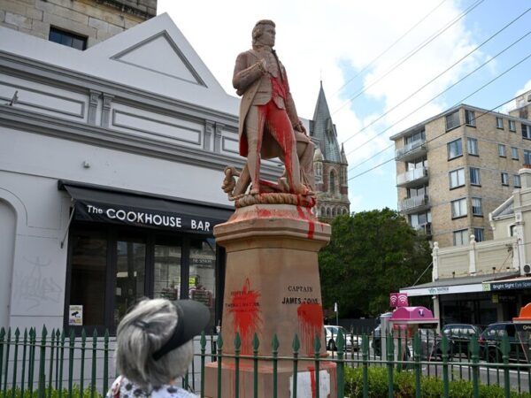 Australia Day Protesters Vandalize Melbourne and Sydney Statues