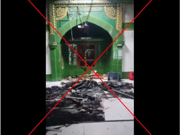 Clip of vandalised mosque in India falsely linked to attack against minorities in Bangladesh