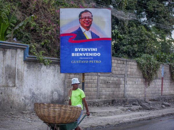 Colombian president visits southern Haiti as country battles surge in gang violence