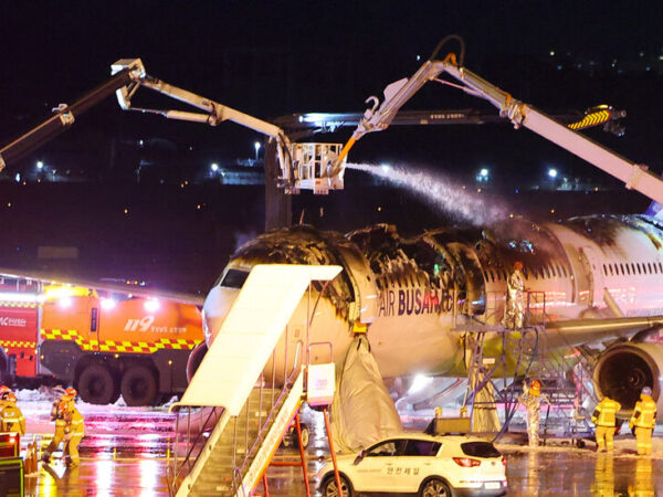 Fire Destroys Air Busan Plane at South Korean Airport