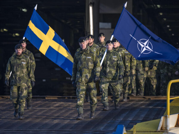 Hundreds of Swedish forces arrive in Latvia in largest deployment with NATO to date