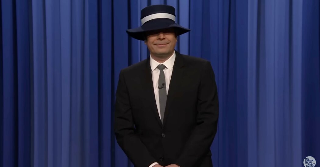Jimmy Fallon: Melania’s Hat Is Her ‘Very Own Border Wall’ Jimmy Fallon: Melania’s Hat Is Her ‘Very Own Border Wall’